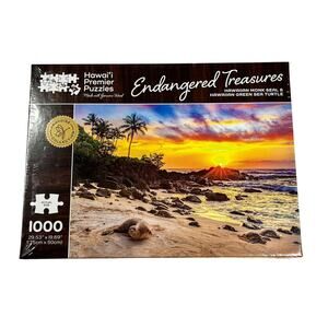 Hawaii Premier Puzzles Endangered Treasures 1000 Piece Wood Jigsaw Puzzle Sealed